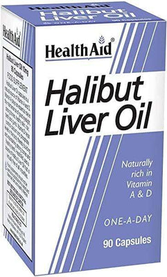 HealthAid Halibut Liver Oil Capsules Pack of 90 - welzo