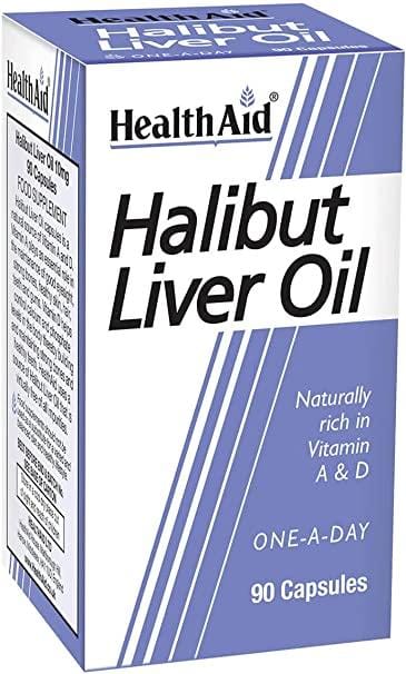 HealthAid Halibut Liver Oil Capsules Pack of 90 - welzo