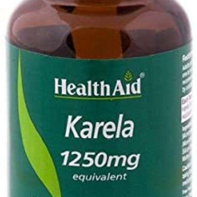 HealthAid Karela 1250mg Tablets Pack of 60 - welzo