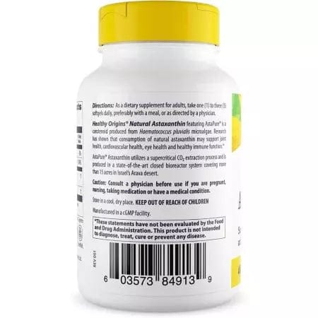Zdravý původ astaxanthin
