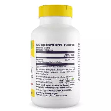 Origines saines magnésium bisglycinate chélate