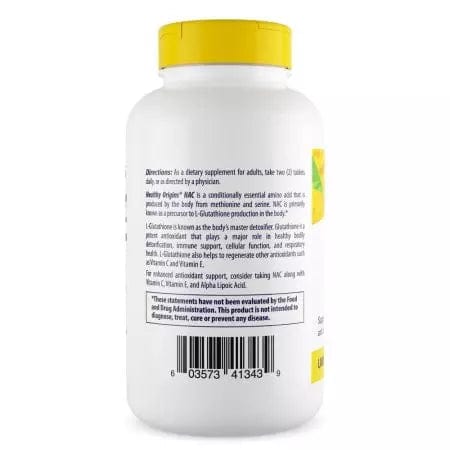 Zdrowe pochodzenie nacetyllcysteine (NAC) 1000 mg