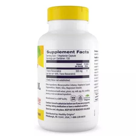 Healthy Origins Resveratrol 300mg