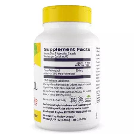 Healthy Origins Resveratrol 300mg