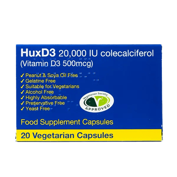 HuxD3 Capsules 20000IU Colecaliferol - welzo