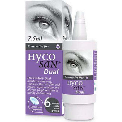 Hycosan Dual Eye Drops 7.5ml - welzo