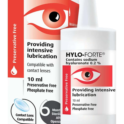 Hylo-Forte Lubricating Eye Drops 10ml - welzo
