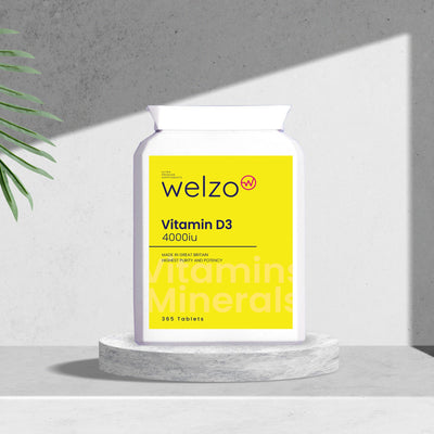 Welzo Vitamina D3 4000iu 365 tabletas