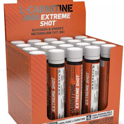 Olimp Nutrition L-Carnitine 3000 Extreme Shot, Cherry - 20 x 25 ml.