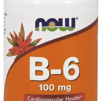NOW Foods Vitamin B-6, 100mg - 100 caps