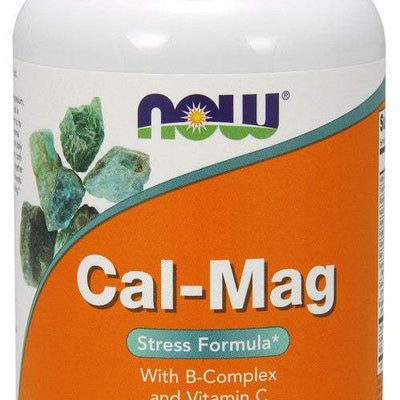 NOW Foods Cal-Mag with B-Complex and Vitamin C - 100 tablets