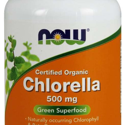 NOW Foods Chlorella, 500mg Organic - 200 tablets