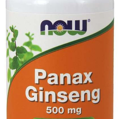 NOW Foods Panax Ginseng, 500mg - 100 caps