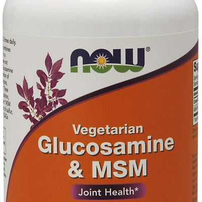 NOW Foods Glucosamine & MSM Vegetarian - 120 vcaps