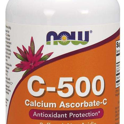 NOW Foods Vitamin C-500 Calcium Ascorbate-C - 100 caps