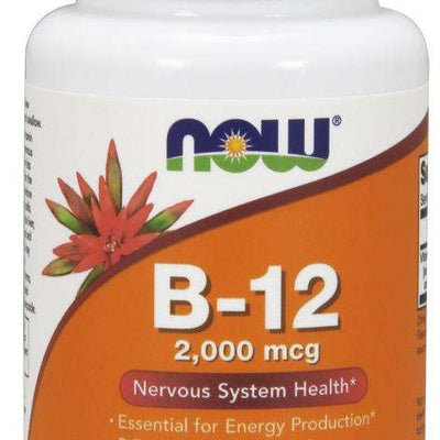 NOW Foods Vitamin B-12, 2000mcg - 100 lozenges