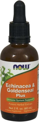 NOW Foods Echinacea & Goldenseal Plus - 60 ml.