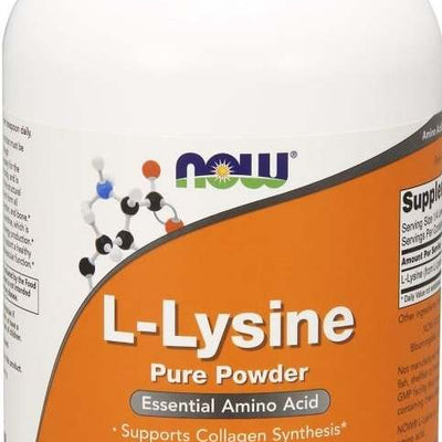 NOW Foods L-Lysine, 1000mg (Powder) - 454 grams