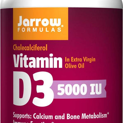 Jarrow Formulas Vitamin D3, 5000 IU - 100 softgels