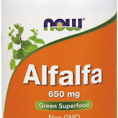 NOW Foods Alfalfa, 650mg - 500 tablets