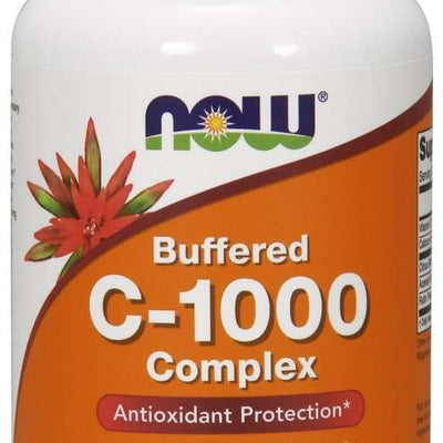 NOW Foods Vitamin C-1000 Complex - Buffered with 250mg Bioflavonoids - 90 tablets