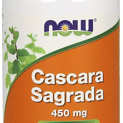 NOW Foods Cascara Sagrada, 450mg - 100 vcaps