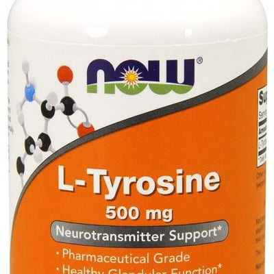 NOW Foods L-Tyrosine, 500mg - 120 caps