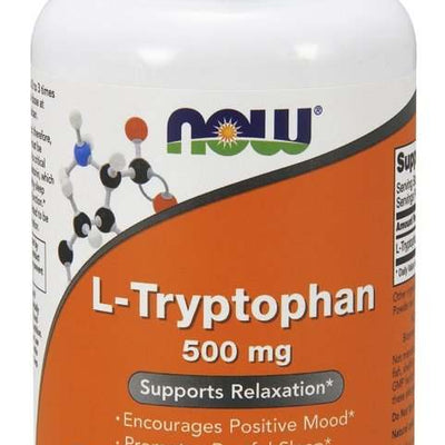 NOW Foods L-Tryptophan, 500mg - 60 vcaps
