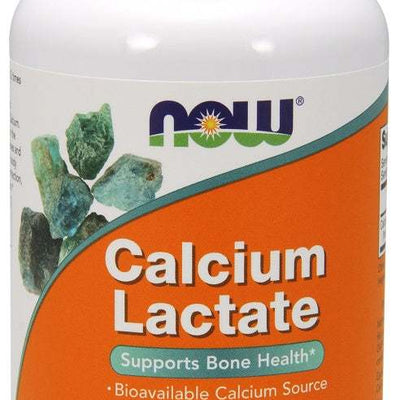 NOW Foods Calcium Lactate - 250 tablets