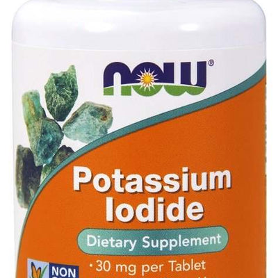 NOW Foods Potassium Iodide, 30mg - 60 tablets