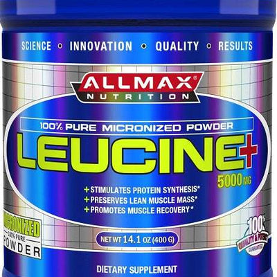 AllMax Nutrition Leucine +, 5000mg - 400 grams