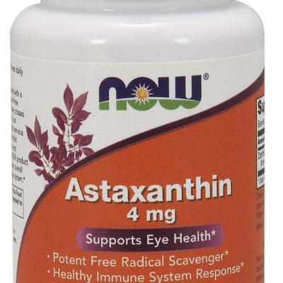 NOW Foods Astaxanthin, 4mg - 60 veggie softgels