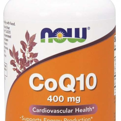 NOW Foods CoQ10 with Lecithin & Vitamin E, 400mg - 60 softgels