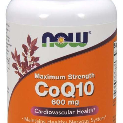 NOW Foods CoQ10 with Lecithin & Vitamin E, 600mg - 60 softgels