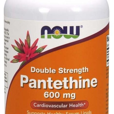 NOW Foods Pantethine, 600mg Double Strength - 60 softgels