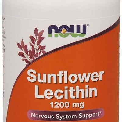 NOW Foods Sunflower Lecithin, 1200mg - 200 softgels
