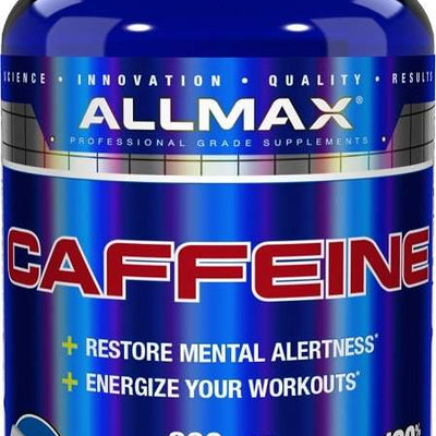 AllMax Nutrition Caffeine, 200mg - 100 tablets