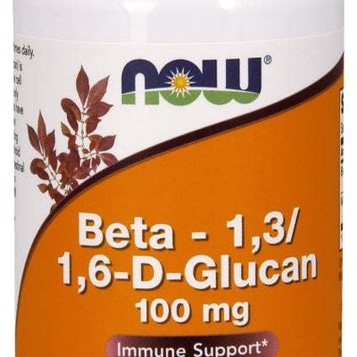 NOW Foods Beta - 1,3/1,6-D-Glucan, 100mg - 90 vcaps