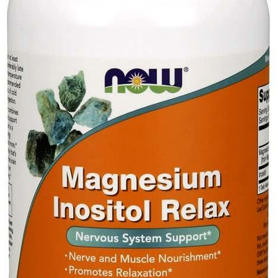 NOW Foods Magnesium Inositol Relax Powder - 454 grams