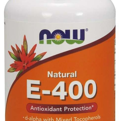NOW Foods Vitamin E-400 IU with Selenium - 100 softgels