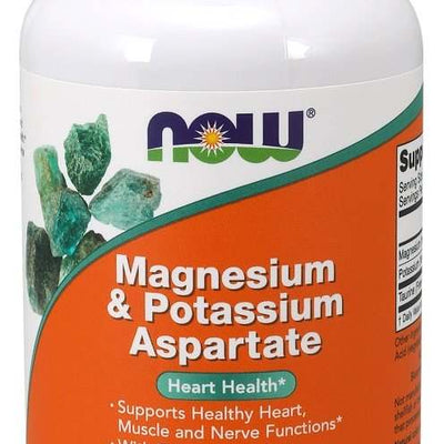 NOW Foods Magnesium & Potassium Aspartate with Taurine - 120 vcaps