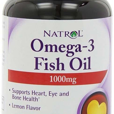 Natrol Omega-3 Fish Oil, 1000mg - 90 softgels