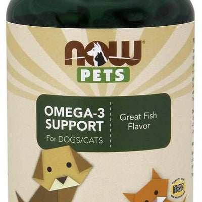 NOW Foods Pets, Omega-3 Support - 180 softgels