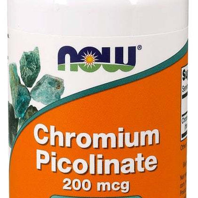 NOW Foods Chromium Picolinate, 200mcg - 100 vcaps