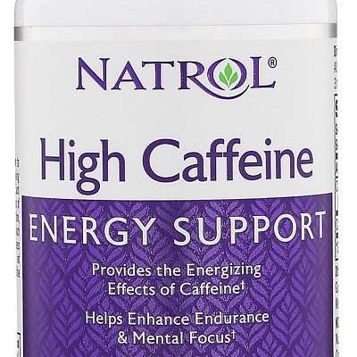 Natrol High Caffeine, 200mg - 100 tablets