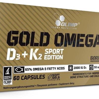 Olimp Nutrition Gold Omega 3 D3 + K2 Sport Edition - 60 caps