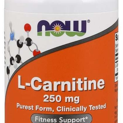 NOW Foods L-Carnitine, 250mg - 60 vcaps