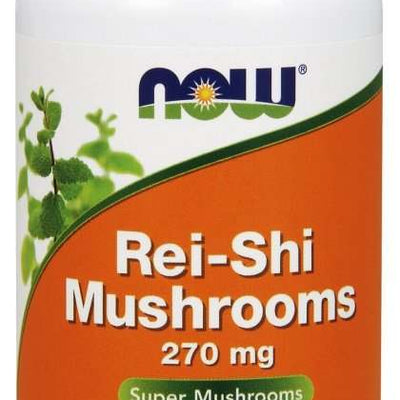 NOW Foods Rei-Shi Mushrooms, 270mg - 100 vcaps