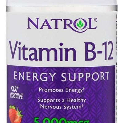 Natrol Vitamin B-12 Fast Dissolve, 5000mcg - 100 tablets