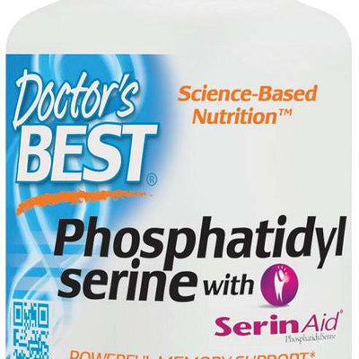 Doctor's Best Phosphatidylserine Serine with SerinAid, 100mg - 120 vcaps